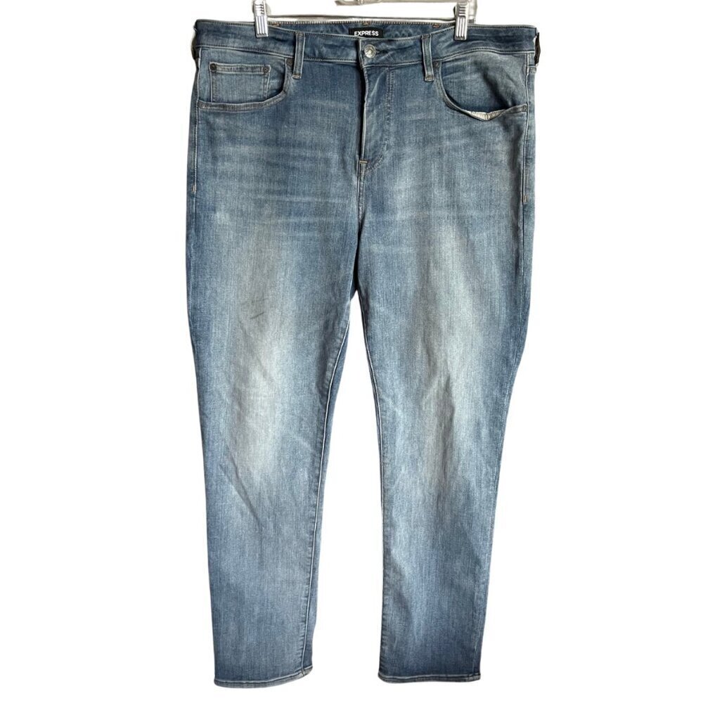 Express Straight Leg Stretch Jeans 38X32
